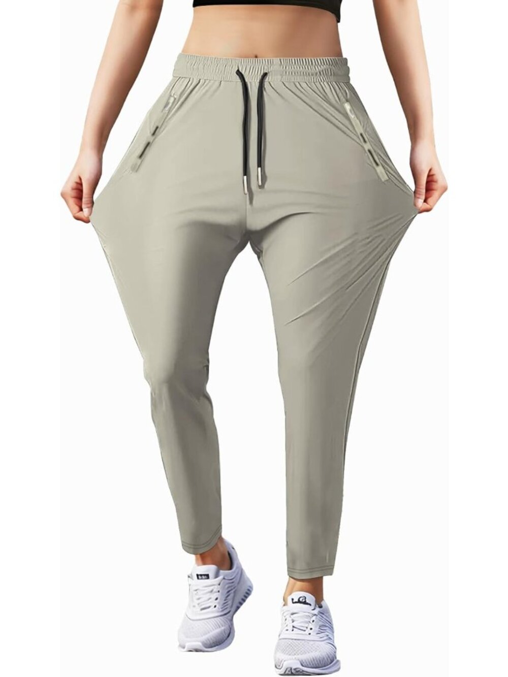 Women's Stretchy Outdoor Hiking & Running Athletic Pants - Comfortable